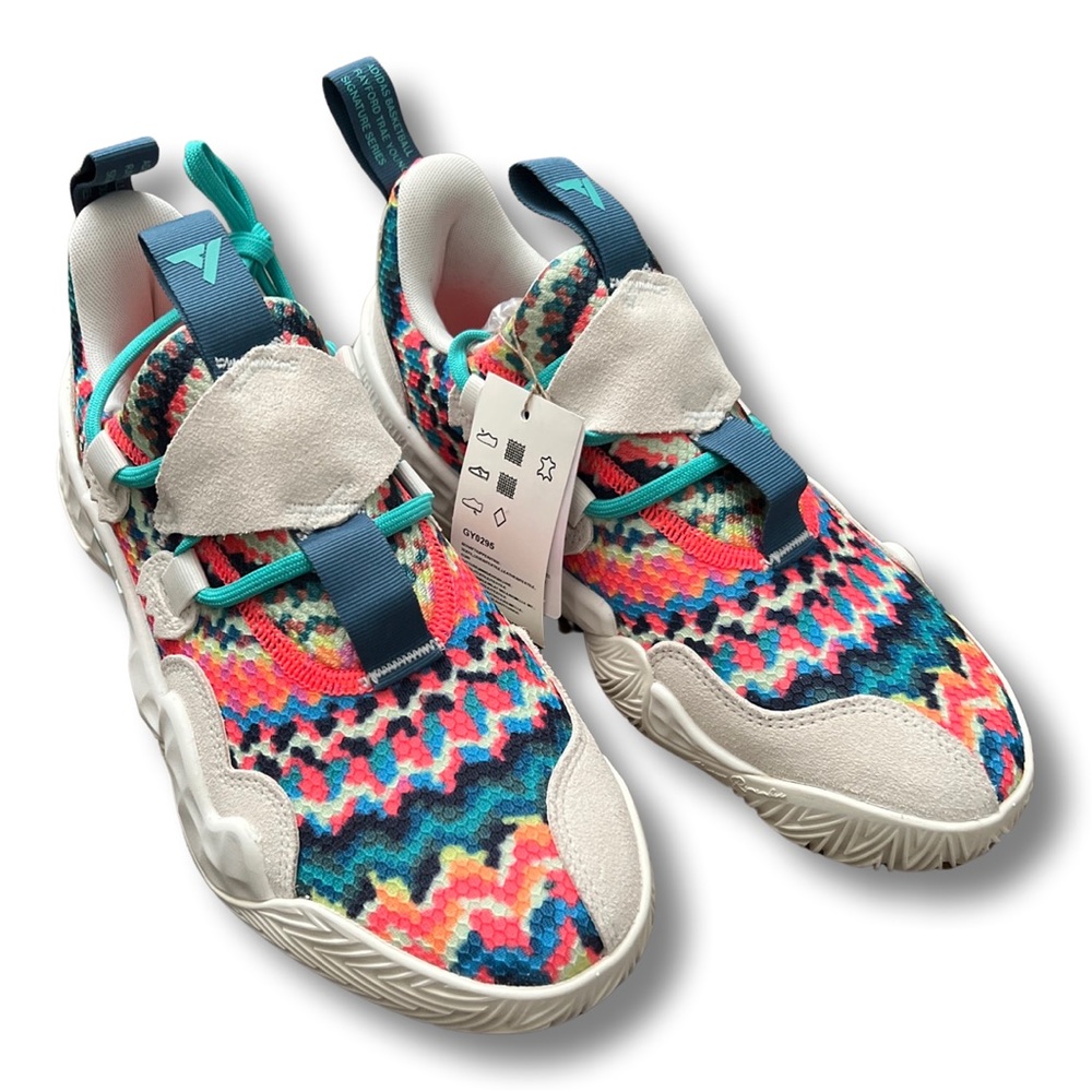 ADIDAS Trae Young 1 Tie-Dye White MultiColor GY0295 - Picture 6 of 17